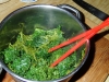Steamed kale tossed with fresh squeezed lemon juice and fresh dill