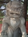 Chinese lion statue