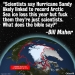 Bill Maher Sea Level Rise Sandy Bible
