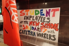 New School Cafe Occupation - Day 2