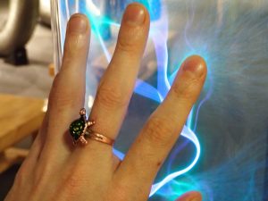 lightning ball at Science Center