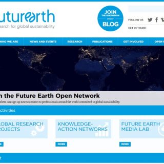 Future Earth homepage